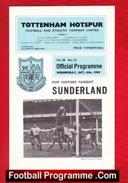 Tottenham Hotspur v Sunderland 1965