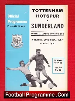 Tottenham Hotspur v Sunderland 1967
