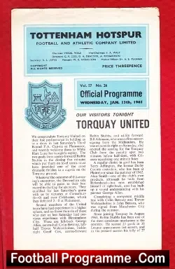 Tottenham Hotspur v Torquay United 1965