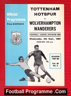 Tottenham Hotspur v Wolves 1967
