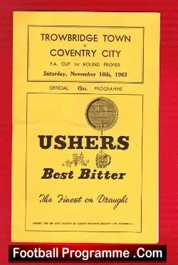 Trowbridge Town v Coventry City 1963 – FA Cup