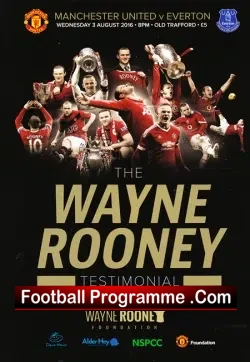 Wayne Rooney Testimonial Benefit Match Manchester United 2016