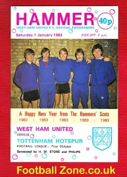 West Ham United v Tottenham 1983