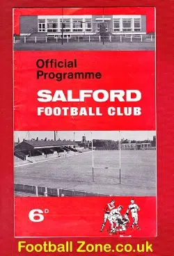 Salford Rugby v Warrington 1966