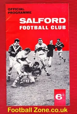 Salford Rugby v Warrington 1966