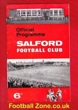 Salford Rugby v Warrington 1968