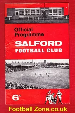 Salford Rugby v Warrington 1968
