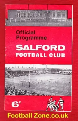 Salford Rugby v Warrington 1969