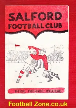 Salford Rugby v Warrington 1963