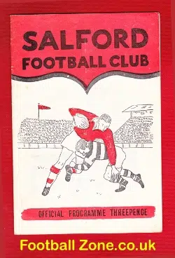 Salford Rugby v Warrington 1962