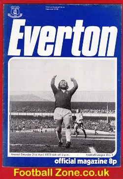 Everton v Arsenal 1973