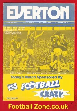 Everton v Ipswich Town 1978