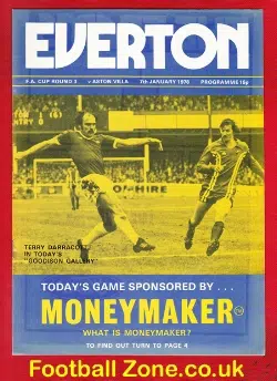 Everton v Aston Villa 1978 - FA Cup