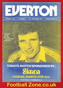 Everton v Arsenal 1977