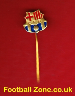 Barcelona Football Pin Badge 1960s