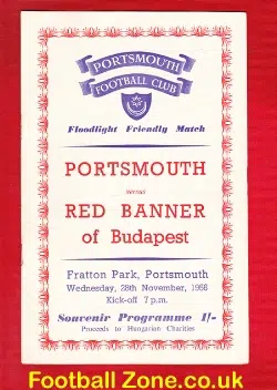 Portsmouth v Red Banner 1956 – Budapest Fratton Park