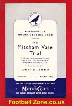Ravensbury GrassTrack Speedway Racing 1951 - Mitcham Vase Trial