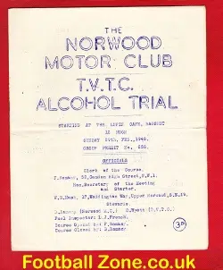 Norwood GrassTrack Speedway Racing Trial Bagshot 1948