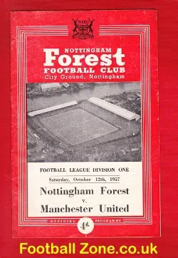 Nottingham Forest v Manchester United 1957 – Munich Season