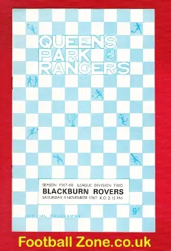 Queens Park Rangers v Blackburn Rovers 1967