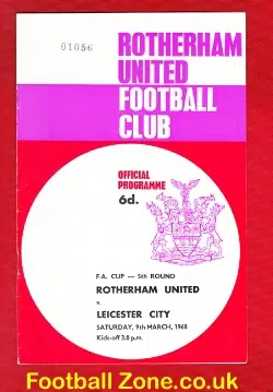 Rotherham United v Leicester City 1968