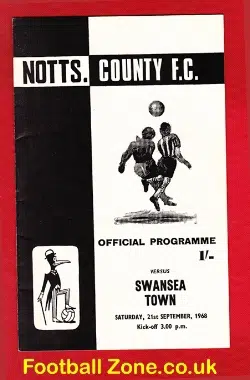 Notts County v Swansea Town 1968