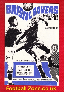 Bristol Rovers v Hartlepool United 1968
