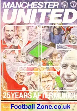 Manchester United 25 Years After Munich Official Magazine 1983