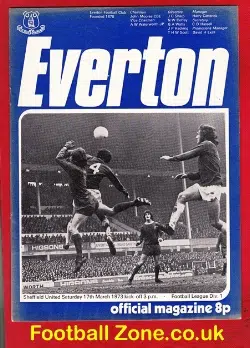 Everton v Sheffield United 1973