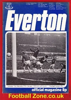 Everton v Leicester City 1973