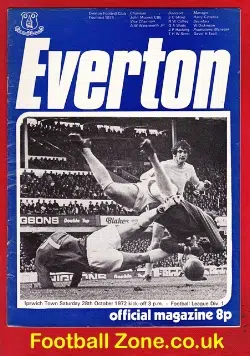 Everton v Ipswich Town 1972