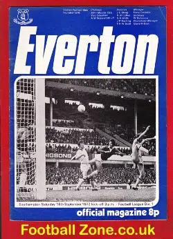 Everton v Southampton 1972