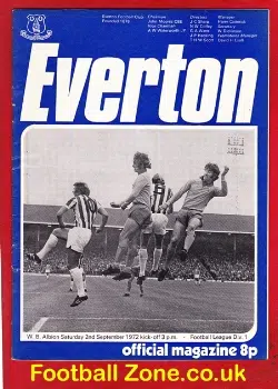 Everton v WBA 1972