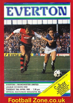 Everton v Manchester United 1983