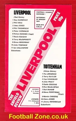 Liverpool v Tottenham 1975
