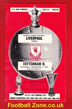 Liverpool v Tottenham 1974