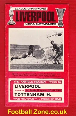 Liverpool v Tottenham 1973