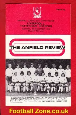 Liverpool v Tottenham 1972 – League Cup