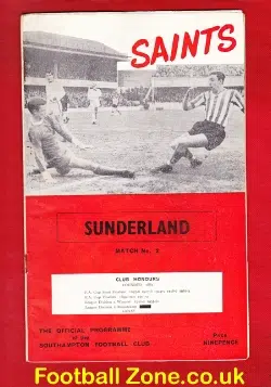 Southampton v Sunderland 1966