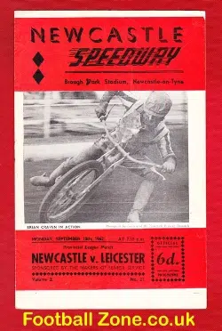 Newcastle Speedway v Leicester 1962