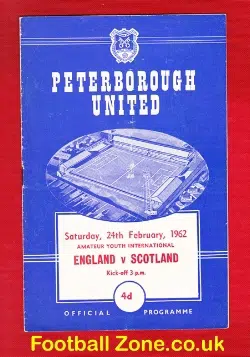 England v Scotland 1962 - Amateur International at Peterborough