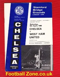 Chelsea v West Ham United 1966