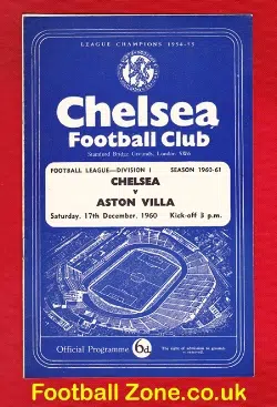 Chelsea v Aston Villa 1960