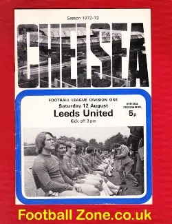 Chelsea v Leeds United 1972