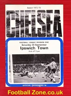 Chelsea v Ipswich Town 1972