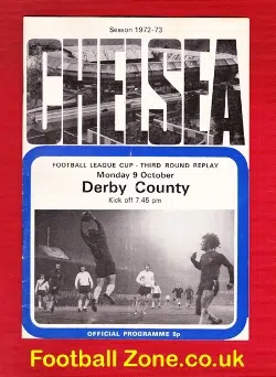 Chelsea v Derby County 1972 - League Cup Replay