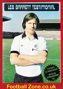 Les Barrett Benefit Testimonial Fulham 1976 – Plus George Best