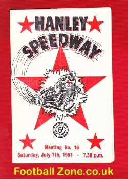 Stoke Speedway v Yarmouth 1951
