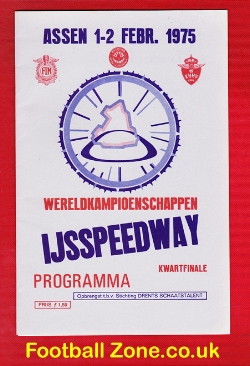 Holland Netherlands World ICE Speedway Championship 1975 – Plus