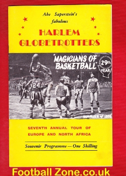 Harlem Globetrotters Europe v North Africa 1956 – Basketball